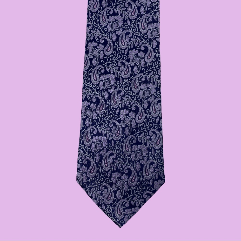 Westbury Paisley Silk, Blue